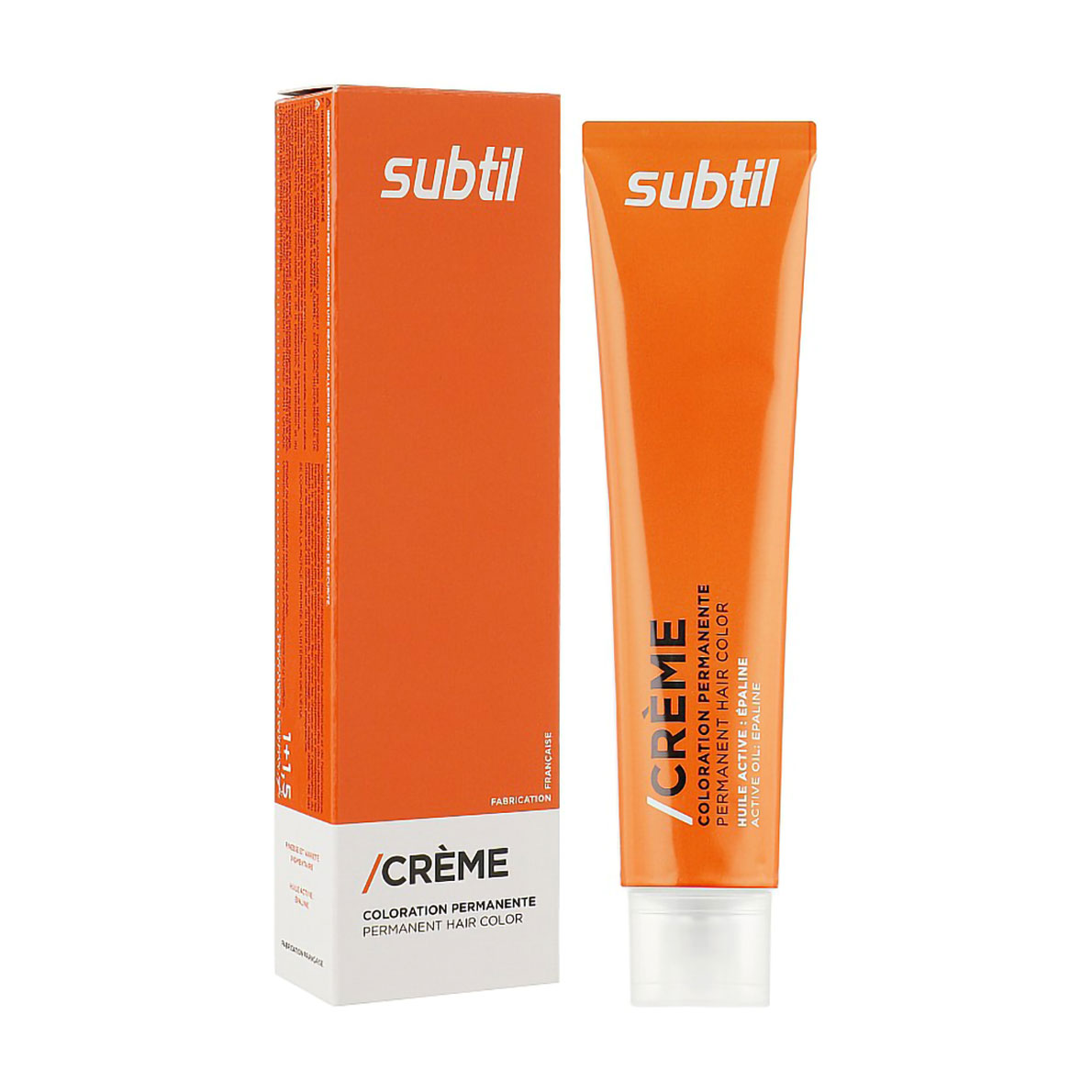 Стійка крем-фарба для волосся Subtil Creme Permanent Hair Color 7 Blonde, 60 мл